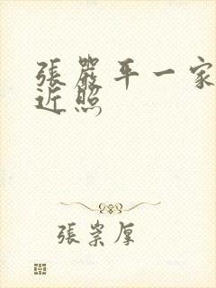 张严平一家三口近照