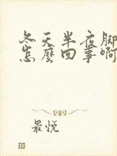 冬天半夜脚冷是怎么回事啊