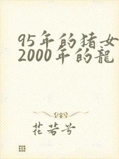 95年的猪女和2000年的龙男相配吗