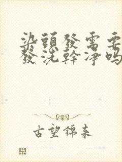 染头发需要把头发洗干净吗封面