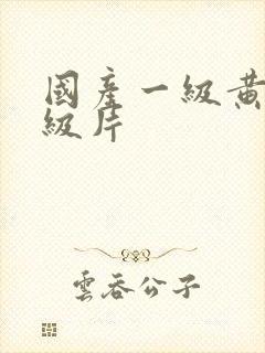 国产一级黄色一级片