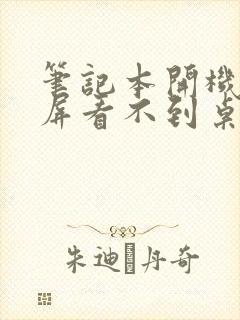 笔记本开机后黑屏看不到桌面