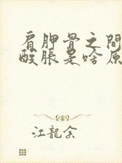 肩胛骨之间背部酸胀是啥原因