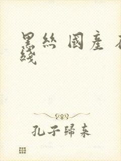 黑丝 国产 在线