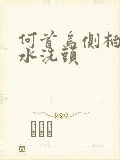 何首乌侧柏叶煮水洗头