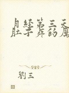 月经第三天突然肚子疼的厉害是什么原因封面