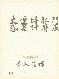 大便时肛门下坠感是什么原因