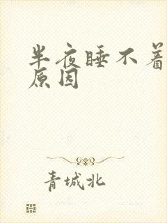 半夜睡不着什么原因