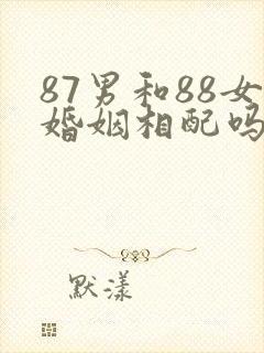 87男和88女婚姻相配吗