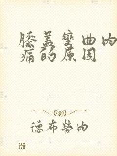 膝盖弯曲内侧疼痛的原因封面