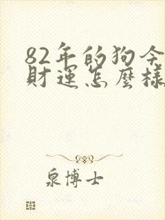 82年的狗今天财运怎么样呢封面