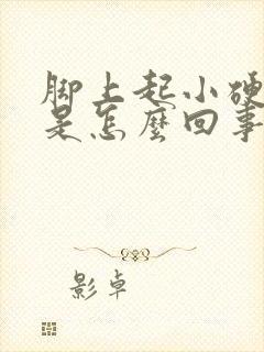 脚上起小硬疙瘩是怎么回事