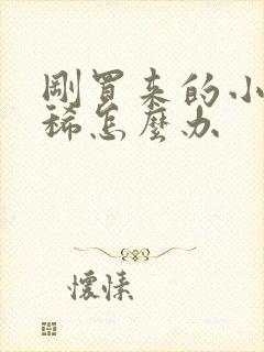 刚买来的小狗拉稀怎么办