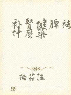 补肾健脾祛湿用什么药封面