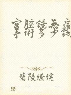 宫腔镜无痛清宫手术多少钱