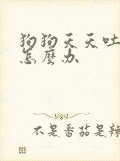 狗狗天天吐黄水怎么办封面