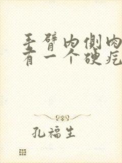 手臂内侧肉里面有一个硬疙瘩封面