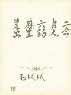 农历六月二十二出生的人命运如何