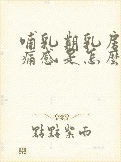 哺乳期乳房有刺痛感是怎么回事