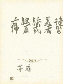 右腿膝盖后侧疼伸直或者弯曲疼