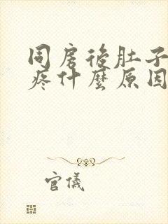 同房后肚子一直疼什么原因