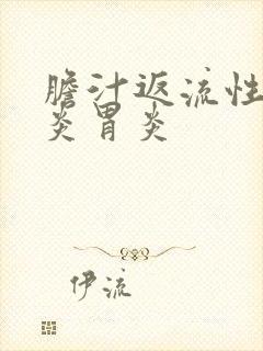 胆汁返流性食管炎胃炎