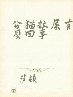 公猫拉屎有血怎么回事