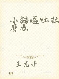 小猫呕吐拉稀怎么办