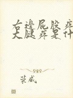 右边屁股疼带着大腿疼是什么原因?