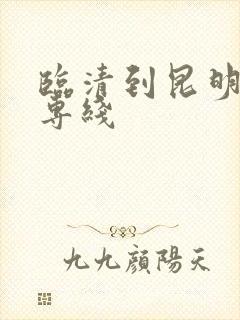 临清到昆明物流专线