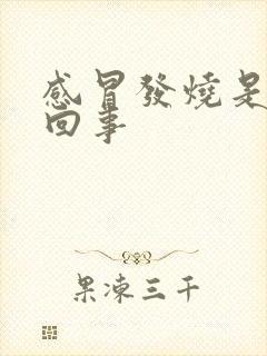 感冒发烧是怎么回事封面