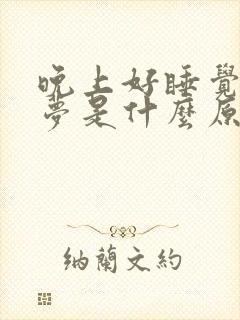 晚上好睡觉老做梦是什么原因