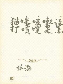 猫咪咳嗽流鼻涕打喷嚏是怎么回事