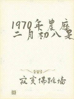 1970年农历二月初八是啥命