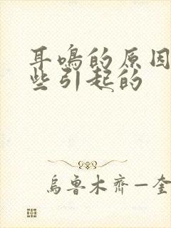 耳鸣的原因有哪些引起的