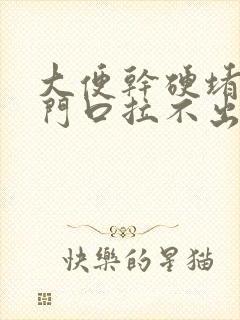 大便干硬堵在肛门口拉不出来的原因