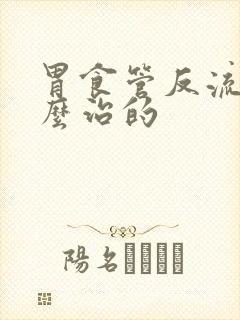 胃食管反流是怎么治的