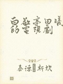 白敬亭田曦薇演的电视剧