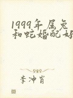 1999年属兔和蛇婚配好吗封面