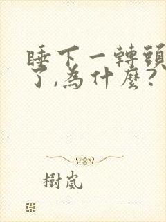 睡下一转头就晕了,为什么?