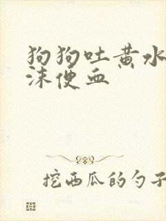 狗狗吐黄水带泡沫便血