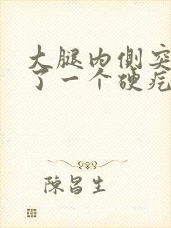 大腿内侧突然长了一个硬疙瘩