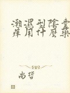 潮湿型阴囊长瘙痒用什么药膏