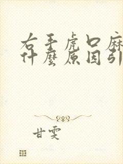 右手虎口麻木是什么原因引起的