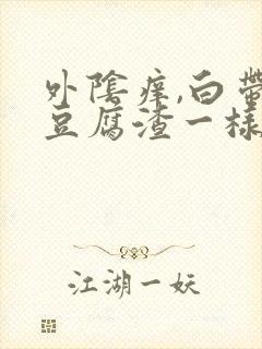 外阴痒,白带像豆腐渣一样是怎么回事