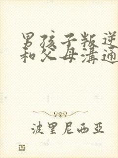 男孩子叛逆期不和父母沟通怎么办