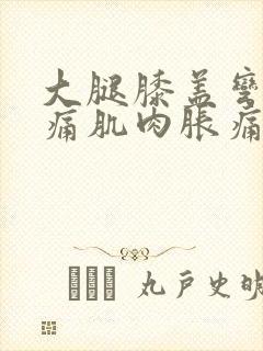 大腿膝盖弯曲疼痛肌肉胀痛