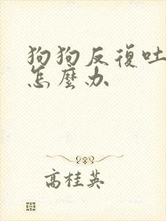 狗狗反复吐黄水怎么办封面