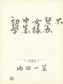 初中女儿不肯上学怎样办封面