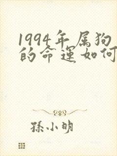 1994年属狗的命运如何